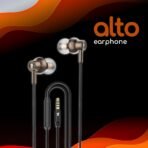 Unix Alto Wired Earphones Hi-Fi Stereo Sound with HD Mic & Super Bass - Image 4