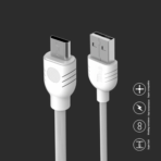 UNIX UX-99 Micro USB Cable - White - Image 6